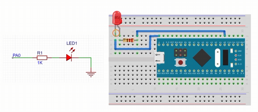 LED 接线